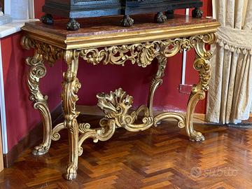 Console in legno
