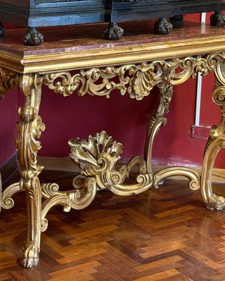 Console in legno