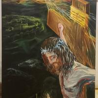 Dipinto acrilico su tela 