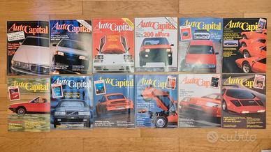AutoCapital 1985 annata completa (12 numeri)
