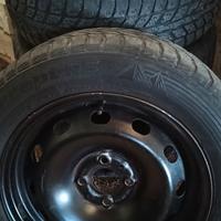 4 Cerchioni in ferro 4 fori 15" Gruppo Fiat-Lancia