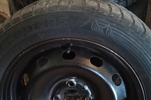 4 Cerchioni in ferro 4 fori 15" Gruppo Fiat-Lancia