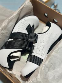 Scarpa Ciclista 40EU Bianco/Nero Powerstrap NUOVE