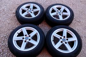 Cerchi e gomme termiche nuove 16 originali audi