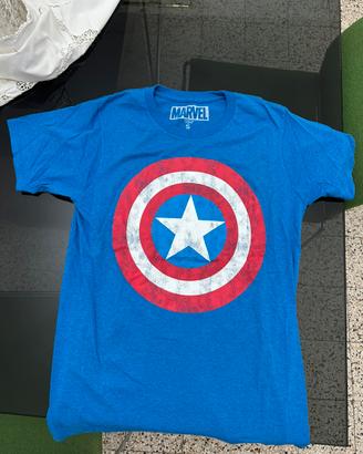T-shirt Marvel Captain America Blu