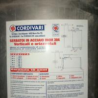 Serbatoio inox Cordivari + autoclave+elettropompa