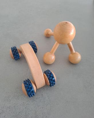 2 Massaggiatori manuali in legno