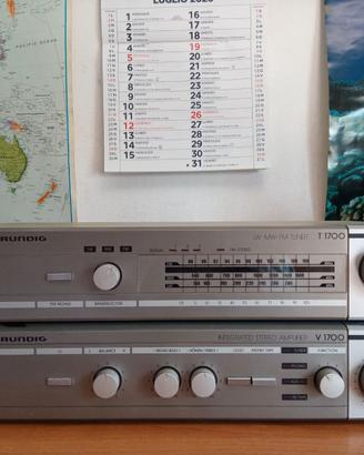 Grundig Sinto T1700 amp V1700 Vintage 80