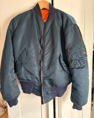Bomber alpha indistries vintage blu