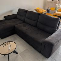 Divano letto con penisola 