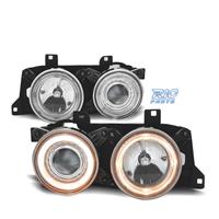 FARI BMW E34 E32 86-94 ANGEL EYES FONDO CROMATO