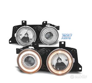 FARI BMW E34 E32 86-94 ANGEL EYES FONDO CROMATO