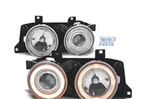 FARI BMW E34 E32 86-94 ANGEL EYES FONDO CROMATO