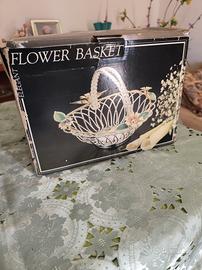 Cestino Intrecciato Vintage Silver Plated 