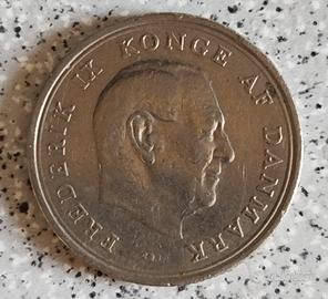 moneta 1 corona danese 1965