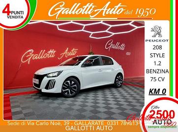Peugeot 208 PureTech 75 S&S Style-NESSUN OBBL...
