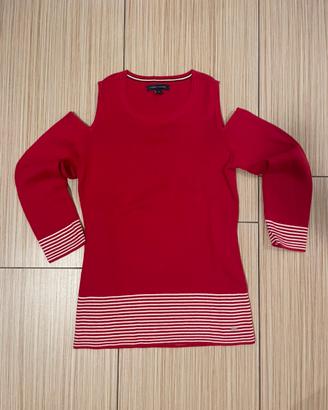 Tommy Hilfiger Maglia Cotone Rossa tg S