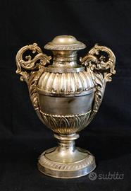 porta palme d'altare inizio XIX secolo argentato