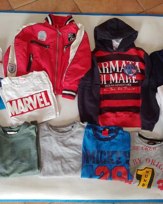 Stock di abbigliamento  per bambino 6/7 anni
