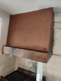 cappa cucina in rame 