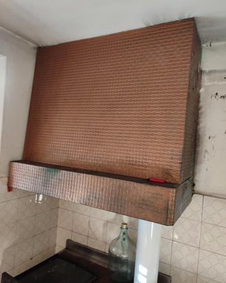 cappa cucina in rame 