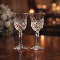 Set bicchieri di cristallo 