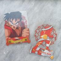2 carte dragon ball trasparenti