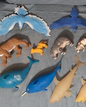 Lotto dinosauri e animali preistorici morbidi