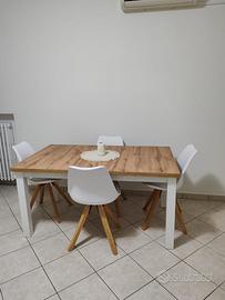 Tavolo da pranzo allungabile L150/193 x H75cm