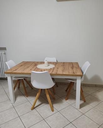 Tavolo da pranzo allungabile L150/193 x H75cm
