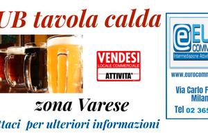 242/25 PUB tavola calda + Mura di mq 150 a Varese