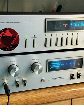 Ampli e Tuner Pioneer serie Blue Line