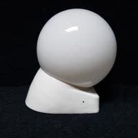 Applique sfera vetro e ceramica anni 50