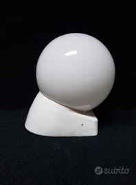 Applique sfera vetro e ceramica anni 50