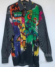 Camicia Versace vintage modello Murales anni 90