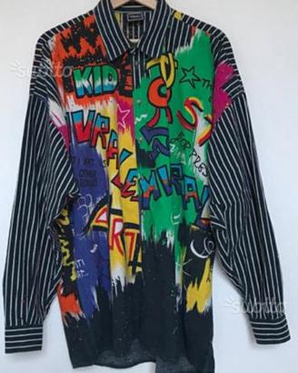Camicia Versace vintage modello Murales anni 90