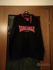 Felpa black punk donna taglia L (12 UK) Lonsdale