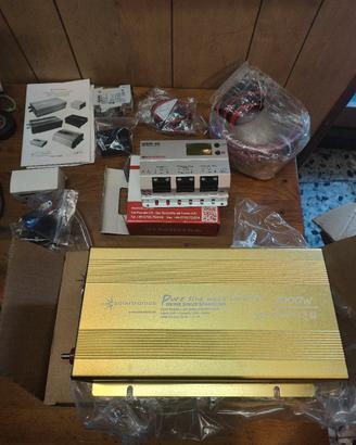 kit fotovoltaico MPPT nuovo mai usato 24v