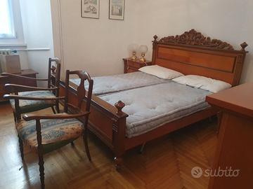 Camera da letto in legno completa