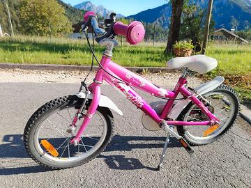 Bicicletta da bambina. Ruote da 16