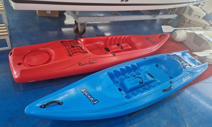 Canoa rainbow funny + pagaia