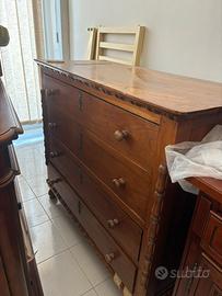Mobile cassettiera in legno