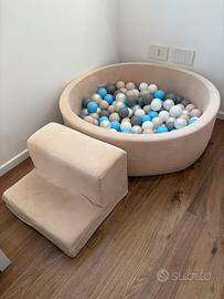 Kiddymoon piscina bambini con 200 palline e scala
