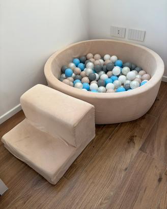 Kiddymoon piscina bambini con 200 palline e scala