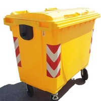 Cassonetto con ruote 660 litri