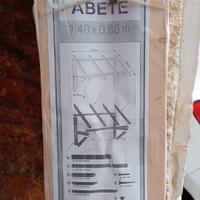  Tettoia Pensilina in Legno d'Abete - 140x80 cm
