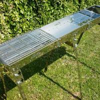 BARBECUE INOX - SM120 +1 GRIGLIA 200 - ilSimo