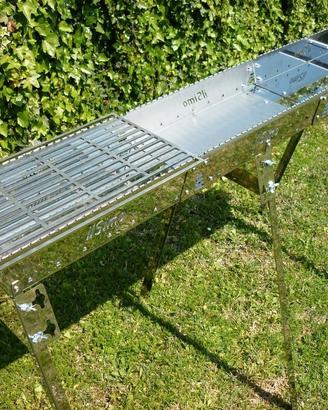 BARBECUE INOX - SM120 +1 GRIGLIA 200 - ilSimo