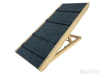 Pedana pieghevole in legno antiscivolo per cani