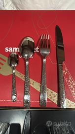 Set posate sambonet in acciaio con stelle